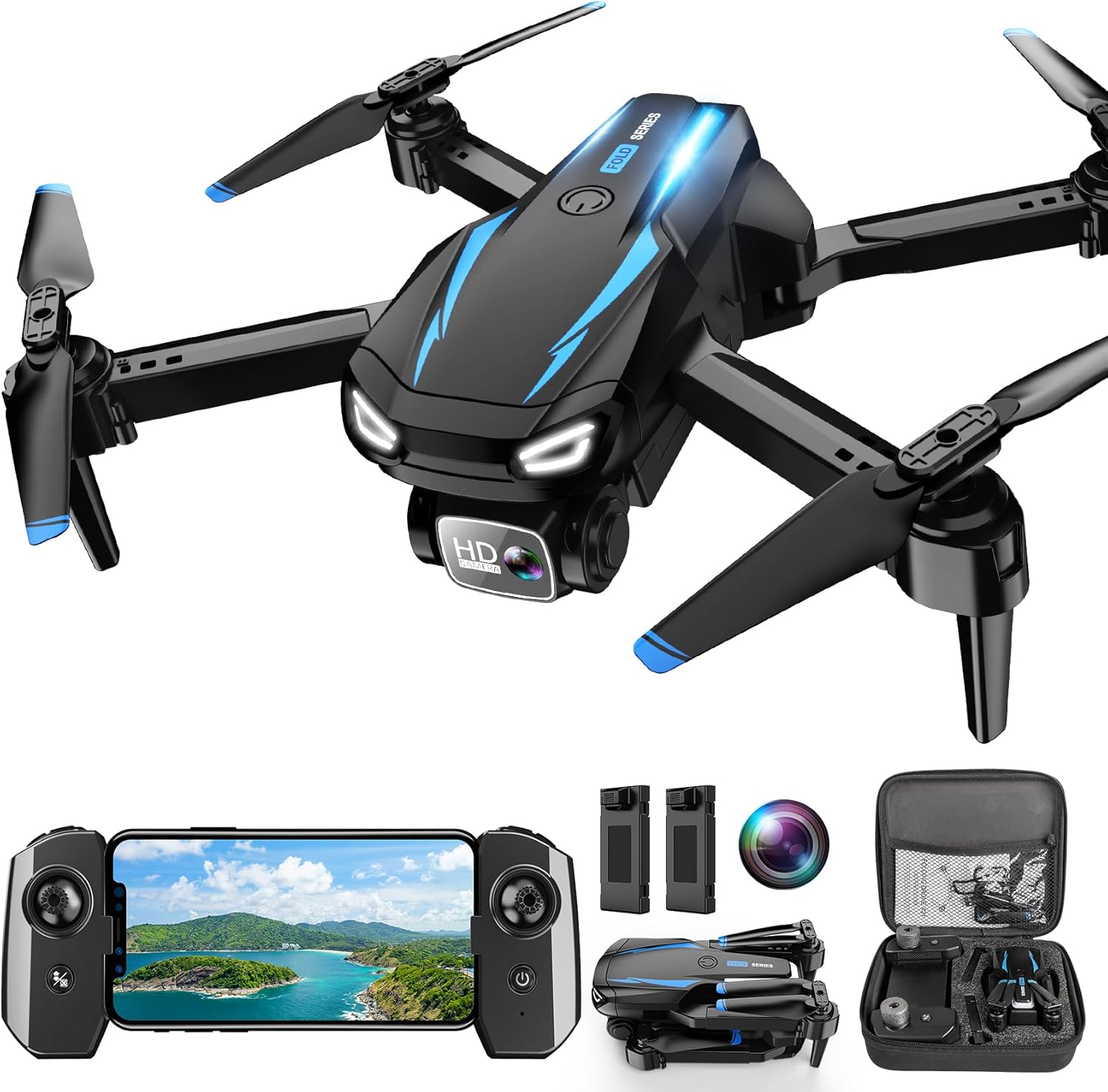 Anduril Drones：Take Flight with the 1080P HD FPV Foldable Drone