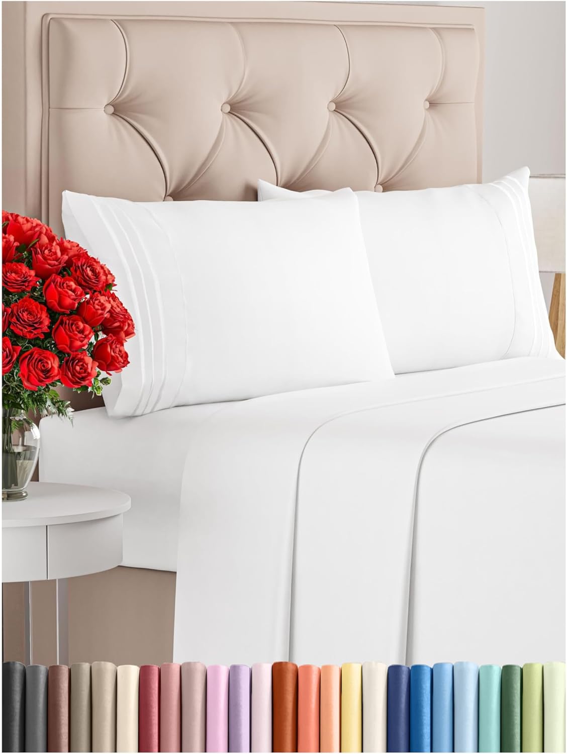Experience Unmatched Comfort with the Queen Size 4-Piece Sheet Set
