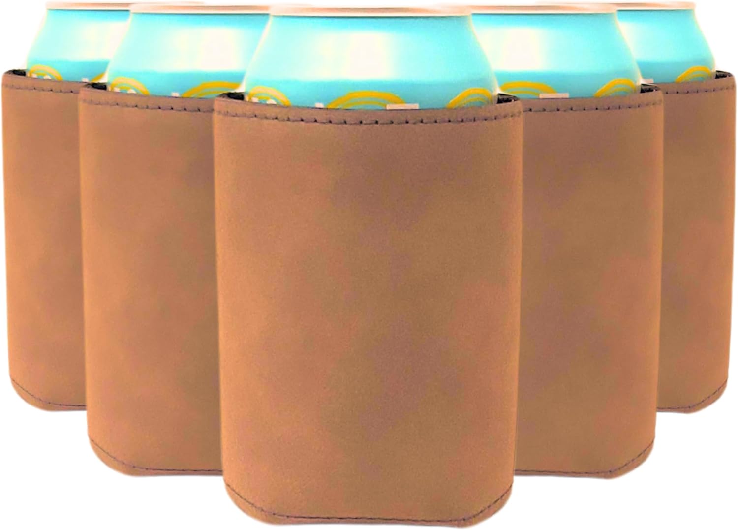 Elevate Your Celebrations with TahoeBay Leatherette Can Cooler Sleeves