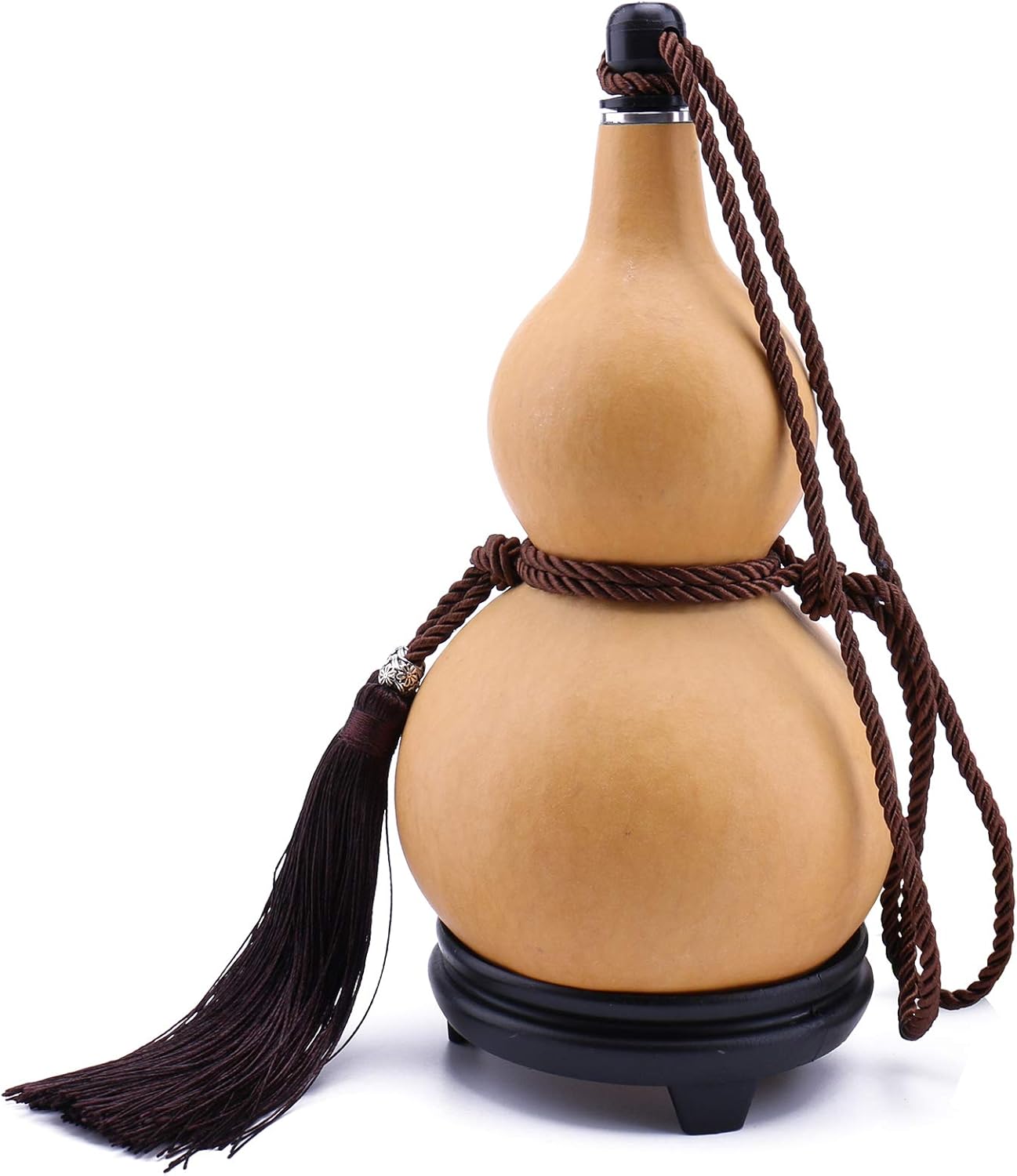 Embrace Nature and Tradition with the Unique Calabash Gourd Bottle: A Rustic Touch for Your Beverages
