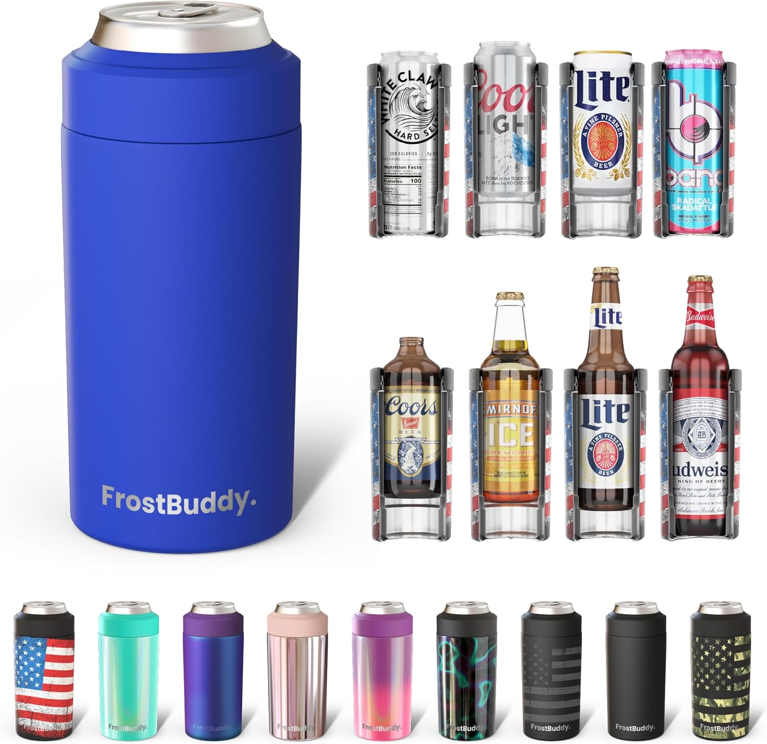 Keep Your Drinks Perfectly Chilled with the Frost Buddy Universal Can Cooler